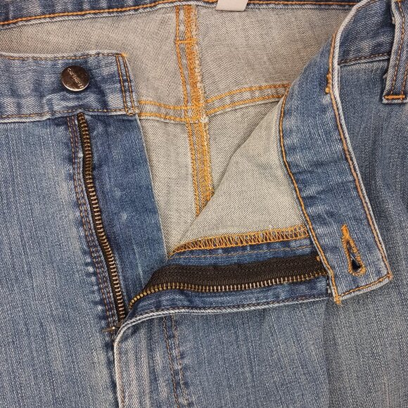 Carhartt Mens 54 x 32 Jeans Relaxed Fit Blue Rugged Flex Straight Leg Mens 54 - Picture 5 of 12